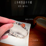 士多啤梨晶盒子半手鐲