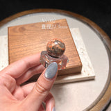 櫻花瑪瑙共生綠髮波波