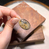 金髮共生吊墜