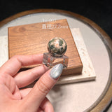 櫻花瑪瑙共生綠髮波波