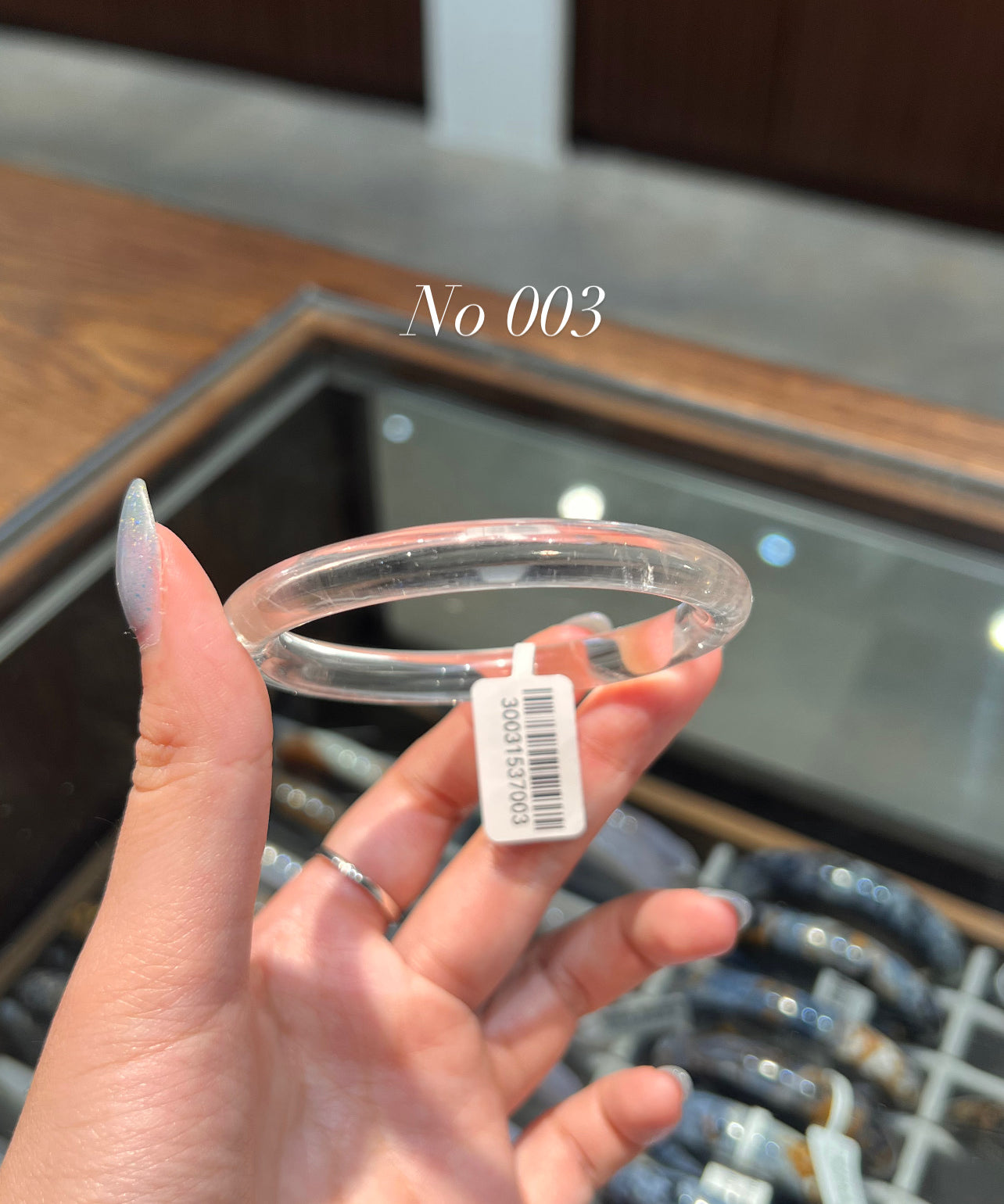 小精品白水晶手鐲