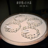 綠碧髮 x 白水晶