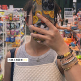黃隕星星兩用扣
