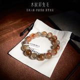 木紋彩兔毛